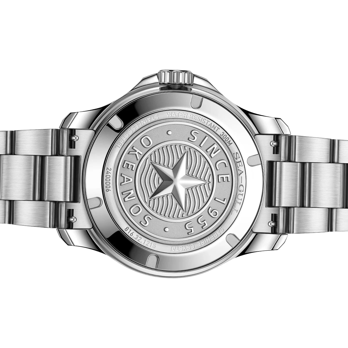 Seagull 43.5mm Diving Watch 300M Waterproof Automatic Mechanical WristwatchSeagull 43.5mm Diving Watch 300M Waterproof Automatic Mechanical Wristwatch