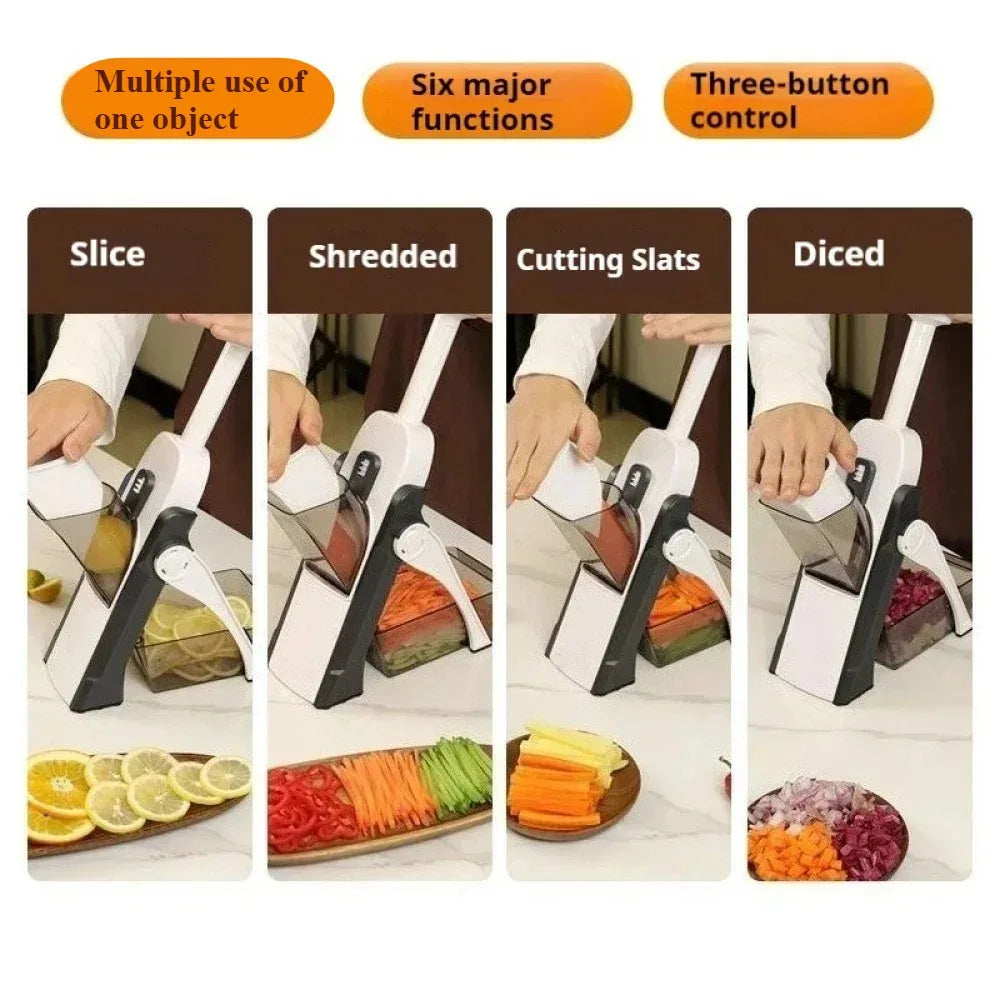 Manual Slicer Vegetable Cutter Vegetable Fruit Food Chopper Cutter