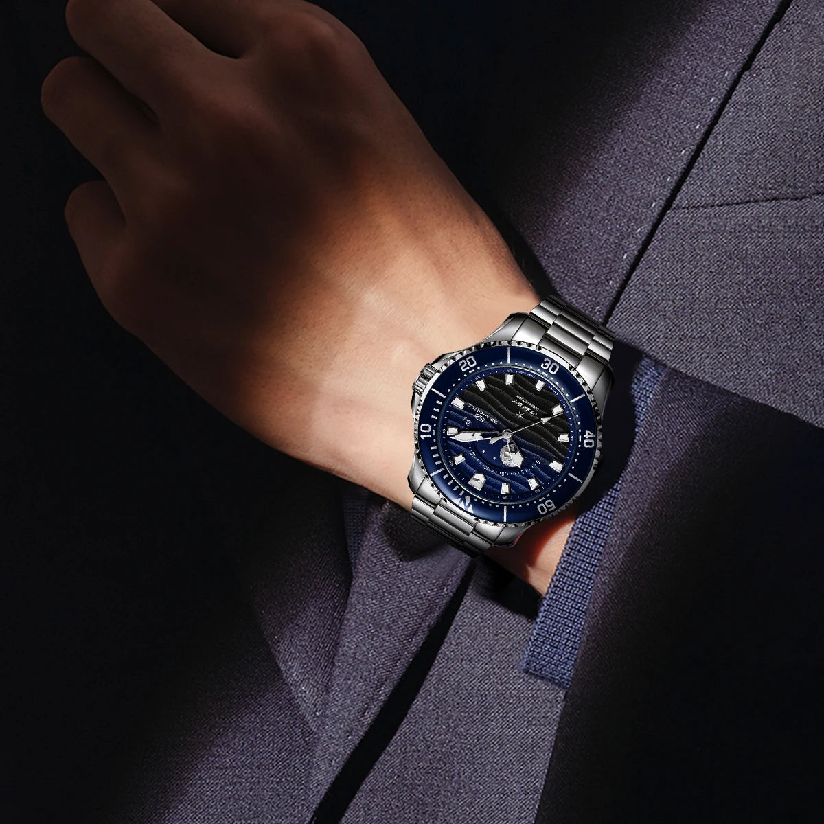 Seagull 43.5mm Diving Watch 300M Waterproof Automatic Mechanical WristwatchSeagull 43.5mm Diving Watch 300M Waterproof Automatic Mechanical Wristwatch